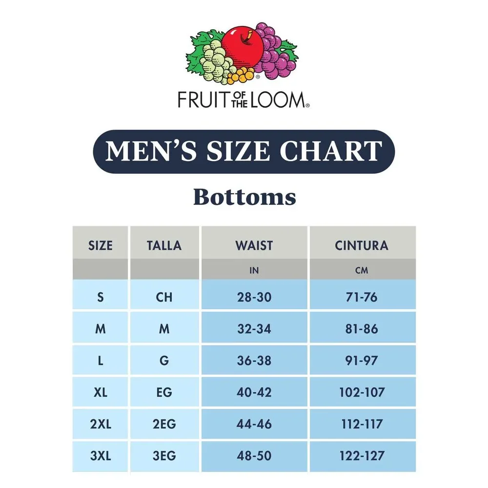 Fruit of the Loom 6pk Men's 2XL EverSoft CoolZone Boxer Briefs Moisture-Wicking
